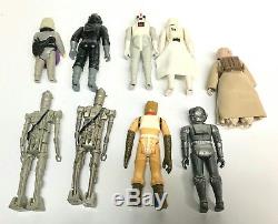 31 Vintage Kenner Star Wars Empire Strikes Back Figures, ESB case & Weapons Lot