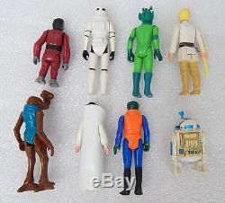 41pc Vintage Original Star Wars 1977 1980 Action Figure Toy Lot Darth Vader Case