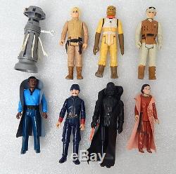 41pc Vintage Original Star Wars 1977 1980 Action Figure Toy Lot Darth Vader Case