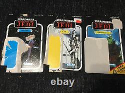 (48) Vintage Kenner Star Wars card back lot