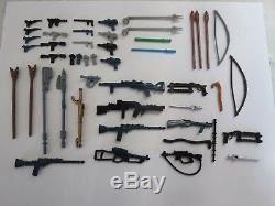 48 Vintage Star Wars Weapons Figures Lot Replacements