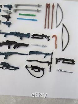 48 Vintage Star Wars Weapons Figures Lot Replacements
