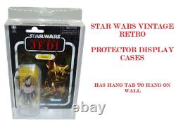50 Star Wars Vintage 3.75 Action Figures Plastic Protective Case Display Boxes