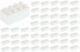 50x NEW LEGO 2x4 WHITE Bricks (ID 3001) BULK Parts star wars Snow Ice Building