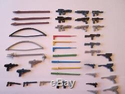 57 Vintage Star Wars Weapons Figures Lot Repros