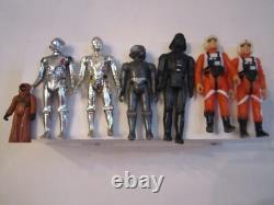(7) Vintage Star Wars Figures G. M. F. G. I. 1977-1982 -darth Vader & More Bba11