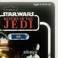 8D8 UNPUNCHED 1983 MOC 77A Kenner Vintage Star Wars Figure w Star Case