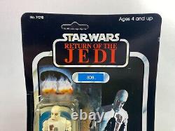 8D8 Vintage Star Wars ROTJ Action Figure New 1983 Kenner 77 Back Unpunched