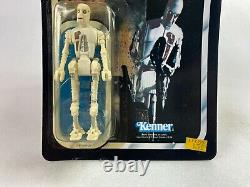 8D8 Vintage Star Wars ROTJ Action Figure New 1983 Kenner 77 Back Unpunched
