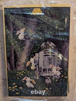 8 Vintage Star Wars Birthday Cards From 1984 Beautiful Embossed Art Work