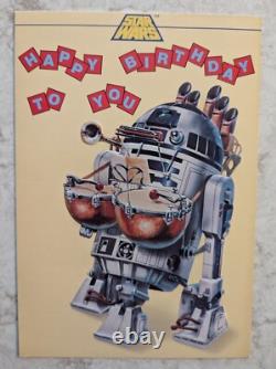 8 Vintage Star Wars Birthday Cards From 1984 Beautiful Embossed Art Work
