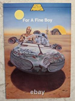 8 Vintage Star Wars Birthday Cards From 1984 Beautiful Embossed Art Work