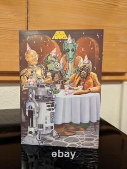 8 Vintage Star Wars Birthday Cards From 1984 Beautiful Embossed Art Work