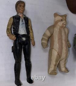 AS IS EWOK VILLAGE STAR WARS Return of Jedi Vintage 1980s Kenner Toy w 5 Figures