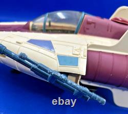 A-Wing Fighter 1985 Droids STAR WARS Vintage Original 100% COMPLETE