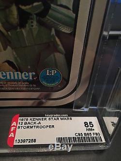 Afa 85 Stormtrooper 12 A Back Unpunched Vintage Star Wars