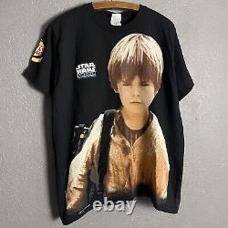 Anakin/Darth Vader Star Wars Episode 1 All Over Print Vintage T-Shirt 1999