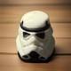 Authentic Vintage Star Wars Luke Skywalker Stormtrooper Last 17 POTF Helmet Only