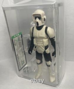 BIKER SCOUT STAR WARS ACTION FIGURE ROTJ? AFA 75? Vintage Loose Kenner 1983