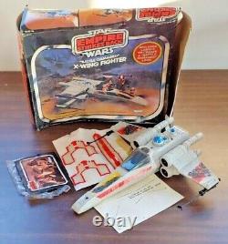 Battle Damaged 1978 X-Wing Fighter Light WORKS Original Star Wars Vintage & Box