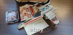 Battle Damaged 1978 X-Wing Fighter Light WORKS Original Star Wars Vintage & Box