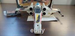 Battle Damaged 1978 X-Wing Fighter Light WORKS Original Star Wars Vintage & Box