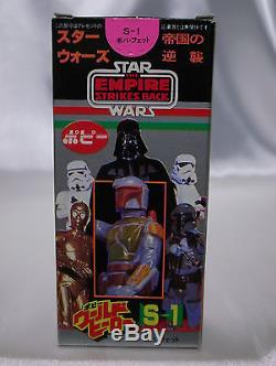 Boba Fett S1 Popy World Hero vintage Star Wars ESB Kenner Japanese 1980 box RARE