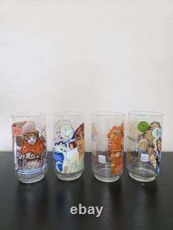 Burger King 1977 Star Wars Set of 4 Glasses Original Bag Coca Cola Vintage 1977