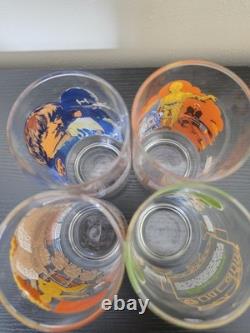 Burger King 1977 Star Wars Set of 4 Glasses Original Bag Coca Cola Vintage 1977
