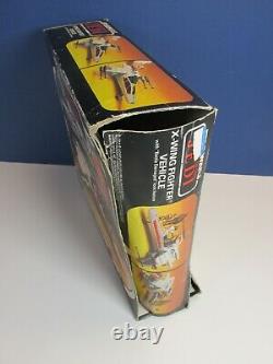 COMPLETE star wars VINTAGE X WING FIGHTER original BOXED kenner BATTLE DAMAGED