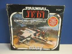 COMPLETE star wars VINTAGE X WING FIGHTER original BOXED kenner BATTLE DAMAGED