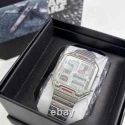 Citizen Star Wars Vintage Ana-Digi Quartz Stainless JG2131-51H Watch USED Auth