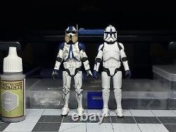 Custom Star Wars Vintage Collection Clone Trooper Denal Arf Trooper 501st 3.75
