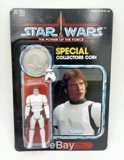 Custom Vintage carded Star Wars Han Solo Stormtrooper 3.75 figure POTF MOMC MOC