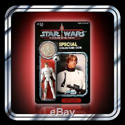 Custom Vintage carded Star Wars Luke Skywalker Stormtrooper 3.75 figure POTF MOC