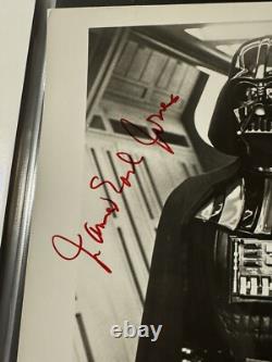 DAVE PROWSE JAMES EARL JONES SIGNED 8x10 PHOTO DARTH VADER STAR WARS Vintage BAS