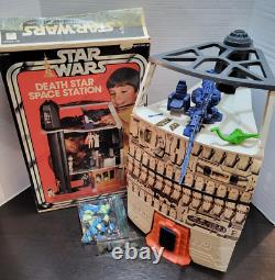 Death Star Space Station 1978 STAR WARS Vintage Original 100% COMPLETE BOX Rope