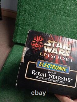 Electronic Naboo Royal Starship SEALED (Vintage Star Wars, Kenner) NEW READ