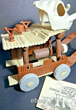 Ewok Battle Wagon 1985 STAR WARS Vintage Original 100% COMPLETE w BOX Inserts