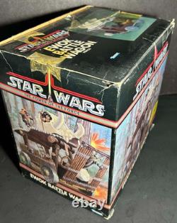 Ewok Battle Wagon 1985 STAR WARS Vintage Original 100% COMPLETE w BOX Inserts