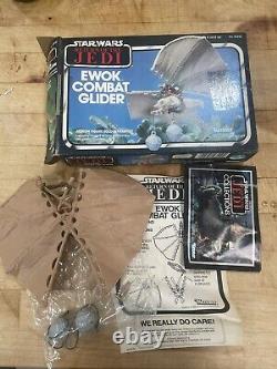 Ewok Combat Glider 1983 STAR WARS Vintage Original COMPLETE