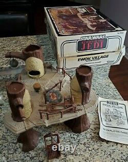 Ewok Village Playset 1983 STAR WARS Vintage Original 100% Complete w NICE Box