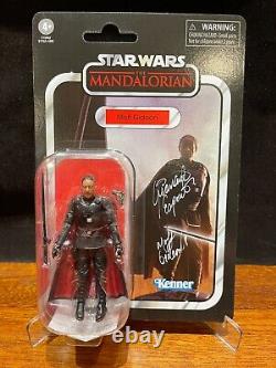 GIANCARLO ESPOSITO AUTOGRAPH STAR WARS Vintage Collection MOFF GIDEON BECKETT