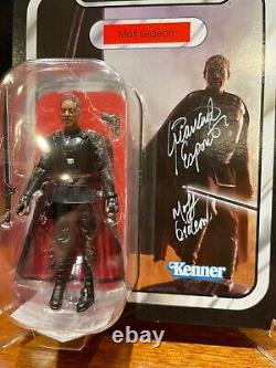 GIANCARLO ESPOSITO AUTOGRAPH STAR WARS Vintage Collection MOFF GIDEON BECKETT