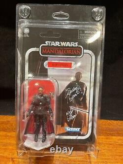 GIANCARLO ESPOSITO AUTOGRAPH STAR WARS Vintage Collection MOFF GIDEON BECKETT