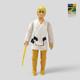 Glasslite Complete Luke Skywalker Vintage Star Wars Brazil Figure Brazil 80's