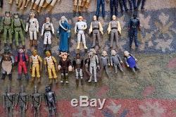 HUGE Lot Vintage Kenner Star Wars 75 Action Figures, 17 Vehicles, Ewok Village