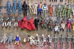 HUGE Lot Vintage Kenner Star Wars 75 Action Figures, 17 Vehicles, Ewok Village