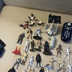 HUGE STAR WARS Vintage & modern star wars lot 50+ action figure & other stuff