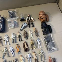 HUGE STAR WARS Vintage & modern star wars lot 50+ action figure & other stuff